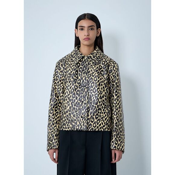 Jil Sander Women Leopard Print Jacket - Picture 1 of 6
